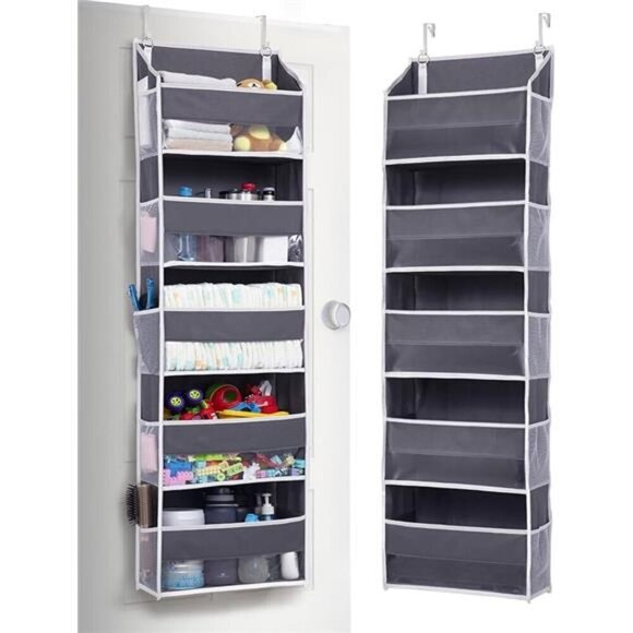 Over Door Hanging Organizer 5 Pocket Storage for Toys Shoes Diapers Closet - Picture 8 of 8